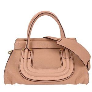 Chloe Beige Leather Everston 2way Shoulder Handbag 177617